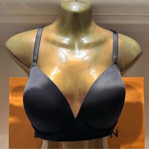 Victoria’s Secret pink collection, black racer back wireless bra 36DD.